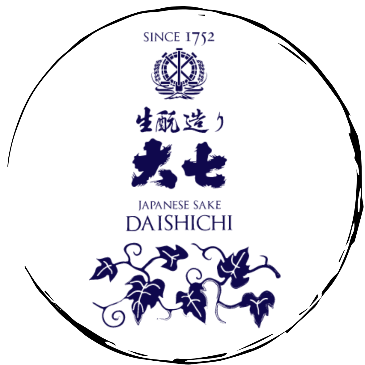 送料無料　大正2年（1913年）平安？仙造　盃台付　寿字文盃5客　完品無傷 大七酒造（福島）｜生酛造り名門・百五十年清酒蔵｜Sakemoto 酒元商店