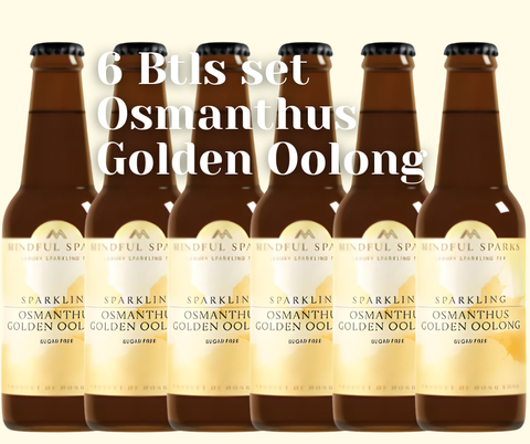 Sugar-Free Osmanthus Golden Oolong Cold Brew Sparkling Tea 無糖桂花黄金烏龍冷泡氣泡茶 (245ml) x6